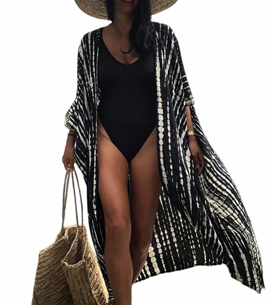 Women's Tie Dye Kimono Cover-Up